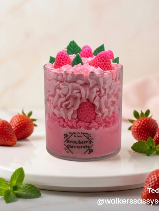 Handmade Other - Strawberry Cheesecake Candle